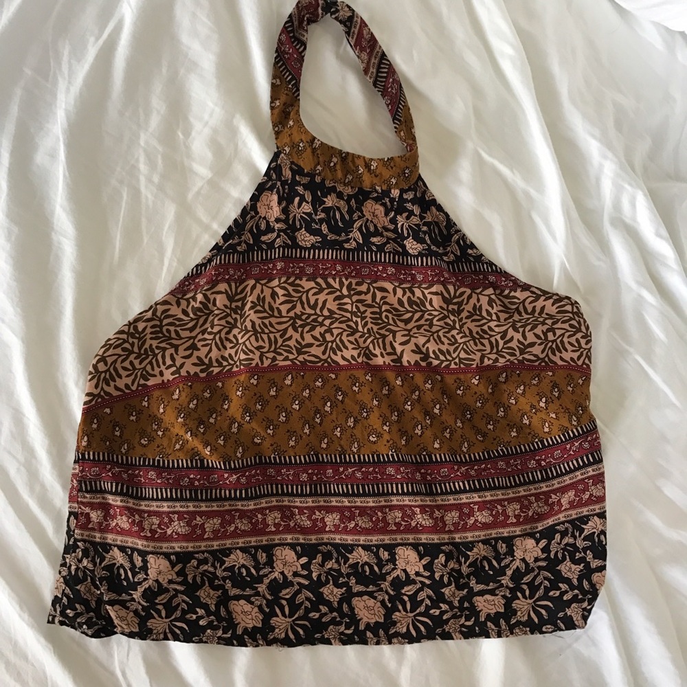 Printed Halter Top